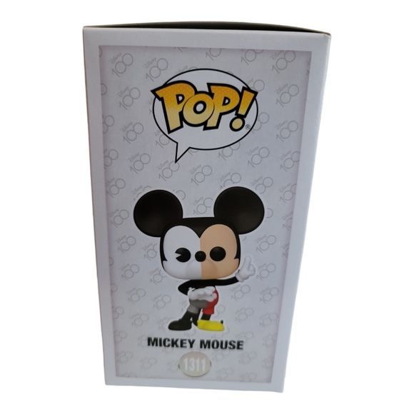 Funko Pop Disney 100 (#1311) Mickey Mouse Vinyl Figure in Soft Protector - Picture 5 of 10
